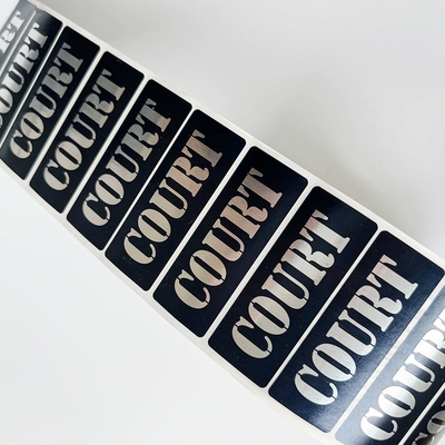 Imprimant les autocollants adhésifs de joint de bourreur, marque Logo Sticker Roll fait sur commande