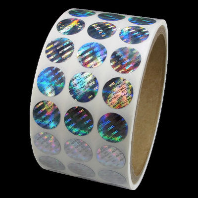 autocollants en mouvement d'hologramme de sécurité de râper 3D de 2 * de 3cm 2D