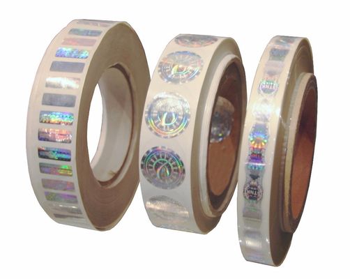 autocollants en mouvement d'hologramme de sécurité de râper 3D de 2 * de 3cm 2D