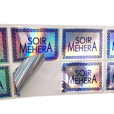 Autocollants olographes d'authenticité du laser 3D, autocollant sûr véritable d'hologramme