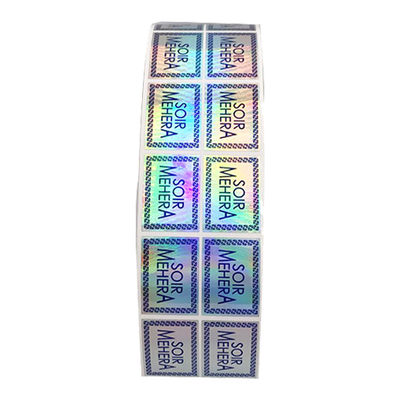 Autocollants olographes d'authenticité du laser 3D, autocollant sûr véritable d'hologramme