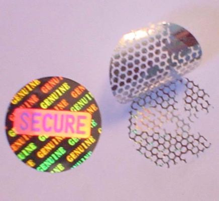 Autocollants auto-adhésifs d'hologramme de sécurité pour la publicité