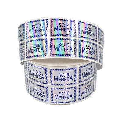 Aluminium imprimant l'autocollant sûr véritable d'hologramme de CMYK