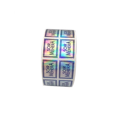 Aluminium imprimant l'autocollant sûr véritable d'hologramme de CMYK