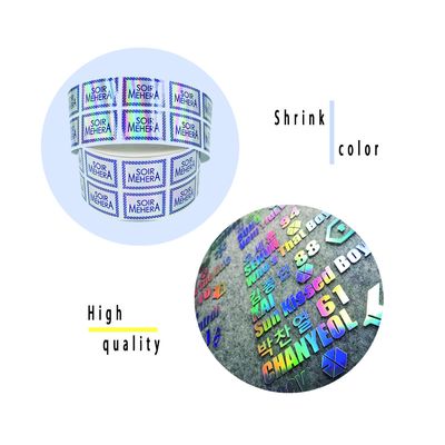 Anti autocollants olographes contrefaits de sécurité du logo 3D de conception