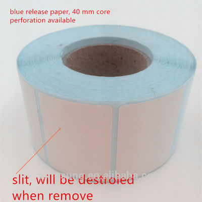 Le petit pain démontable de blanc de couleur de Pantone marque/label vide pour l'impression