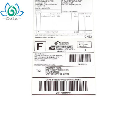 4X6 pouce 220PCS masquent les labels thermiques, label de code barres vide Rolls