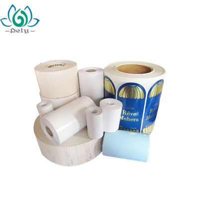 Brillants stratifiés imperméabilisent des labels de Linerless sans papier brut
