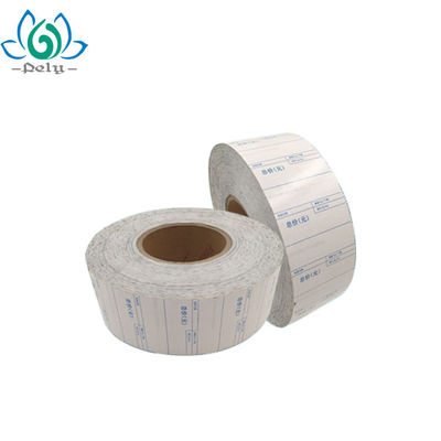 Brillants stratifiés imperméabilisent des labels de Linerless sans papier brut