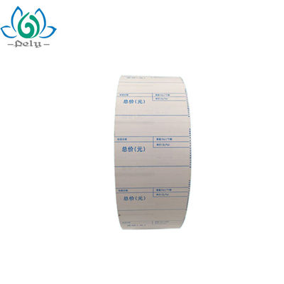 Brillants stratifiés imperméabilisent des labels de Linerless sans papier brut
