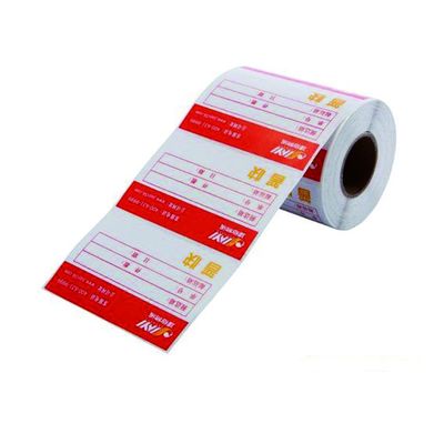 code barres fortement adhésif de 85x11mm imprimant les labels d'expédition faits sur commande