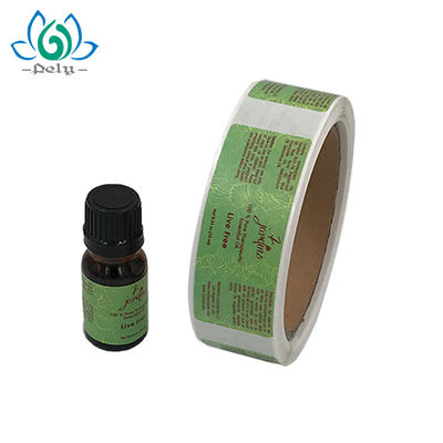 petit pain de label de vinyle de couleur de 3 x de 7.5cm Amber Bottle CMYK