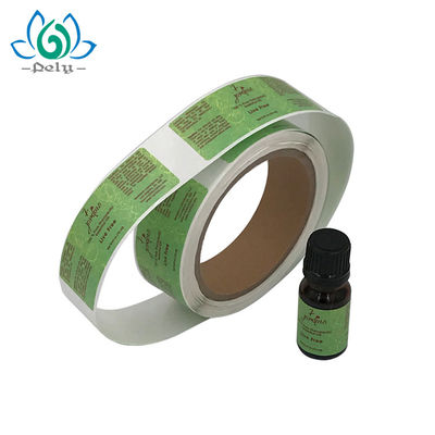 Capacité de mémoire imperméable de 76mm Amber Bottle Adhesive Vinyl Stickers