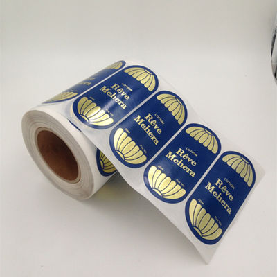Papier imperméable d'autocollant de vinyle de couleur de Pantone pour la bouteille cosmétique