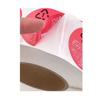 Les labels ronds circulaires de nourriture et de boisson roulent découpé avec des matrices forment les autocollants thermiques de label de nourriture