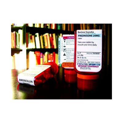 Étiquettes de mise en garde pharmaceutiques de médicament de bouteille de l'ANIMAL FAMILIER 10ml 20ml 30ml