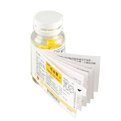 Conception libre professionnelle 10Ml Vial Pharmacy Ancillary Label pour la vitamine