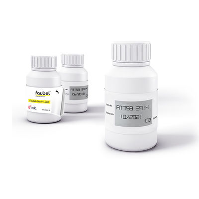 Étiquettes de mise en garde imperméables de médicament de couleur de Pantone, étiquette de mise en garde d'Aspirin