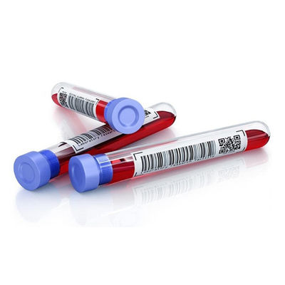 Étiquettes de mise en garde de impression UV de médicament d'OPP pour le tube de collection de sang