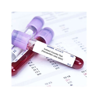 Étiquettes de mise en garde de impression UV de médicament d'OPP pour le tube de collection de sang