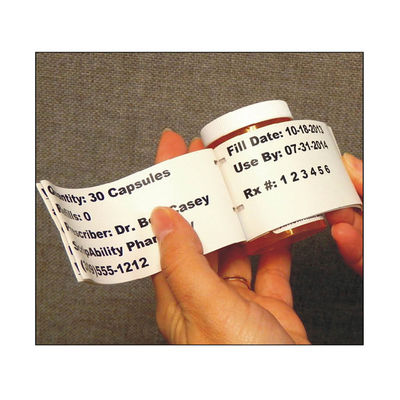 Étiquettes de mise en garde de médicament de couleur de BOPP CMYK, étiquettes de mise en garde sur des médicaments délivrés sur ordonnance