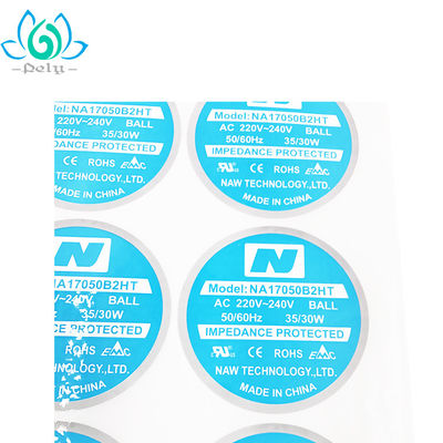 Les labels auto-adhésifs imprimables électroniques de impression UV imperméabilisent