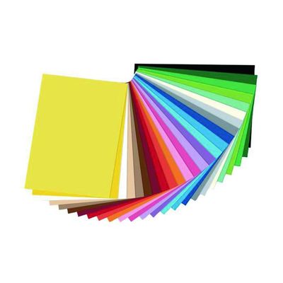 Papier adhésif d'autocollant de vinyle de taille de lettre de papier d'autocollant de pâte de bois de la prime 100% de la couleur A4 haut
