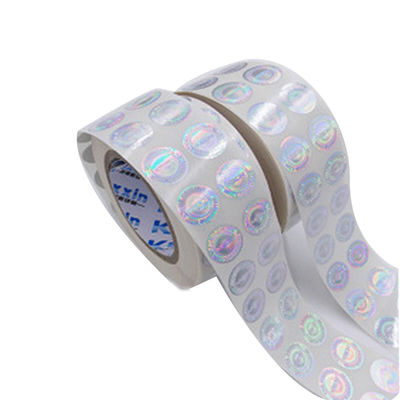 Les formes faites sur commande stigmatisent la protection 3D les autocollants olographes