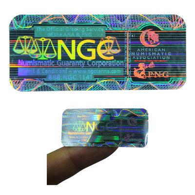 Les formes faites sur commande stigmatisent la protection 3D les autocollants olographes