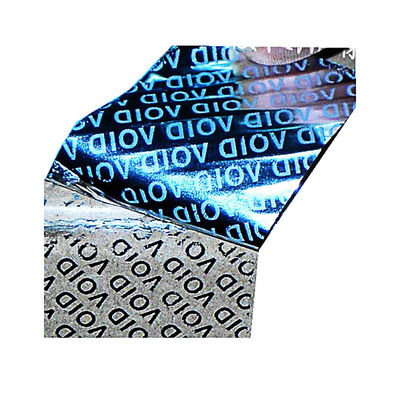 Adaptez les labels aux besoins du client de sécurité de Logo Die Cut Tamper Evident