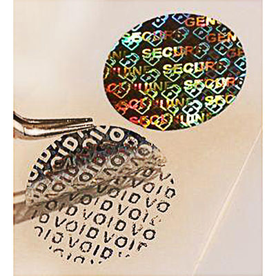 Adaptez les labels aux besoins du client de sécurité de Logo Die Cut Tamper Evident