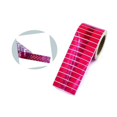 Adaptez les labels aux besoins du client de sécurité de Logo Die Cut Tamper Evident