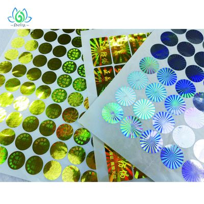 Labels évidents de impression UV de degré de sécurité de bourreur, autocollants d'hologramme pour des certificats