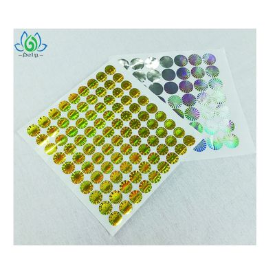 Labels évidents de impression UV de degré de sécurité de bourreur, autocollants d'hologramme pour des certificats