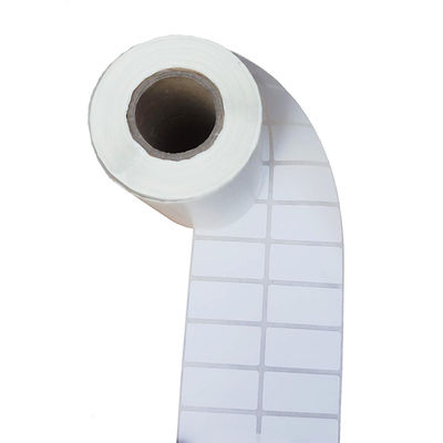 Labels de code barres faits sur commande de haut supermarché blanc adhésif de couleur