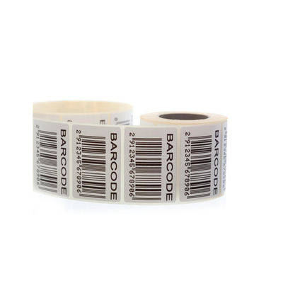 Labels de code barres faits sur commande cosmétiques d'impression offset brillante