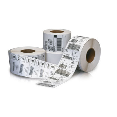 Labels de code barres faits sur commande cosmétiques d'impression offset brillante