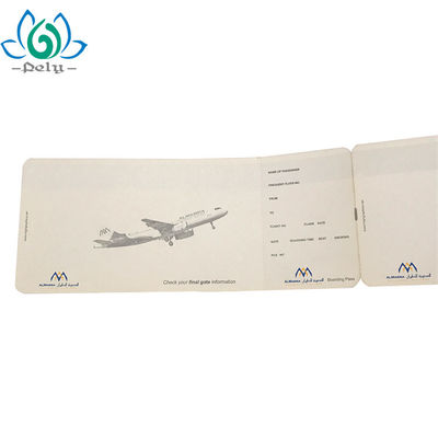 Courant ascendant de papier de billet de carte d'embarquement de ligne aérienne d'auto-test