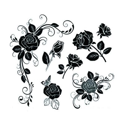 Imperméabilisez l'autocollant non toxique de tatouage de corps de feuille d'or pour des dames