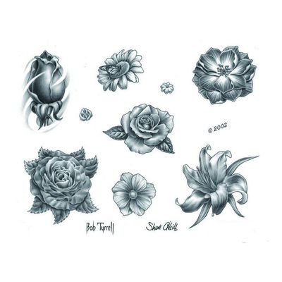 Autocollants provisoires jetables de tatouage de corps