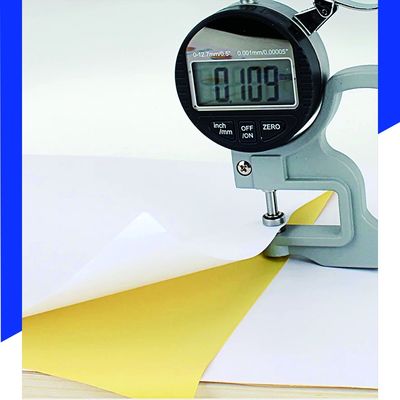 Papier imprimable de impression UV de l'autocollant A4 de 297 x de 210mm, papier vide d'autocollant