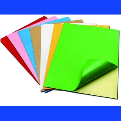 Papier extérieur de l'autocollant a4 de lustre à simple face pour l'imprimante