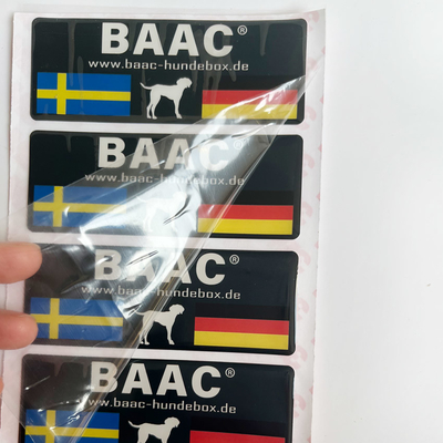 60mm colorés 30mm ont enduit les labels de papier de dôme d'unité centrale de l'autocollant 3m