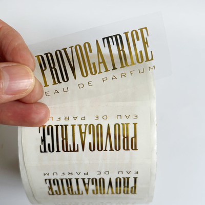 écologique transparent découpé avec des matrices 30mm olographe d'autocollants de 70mm
