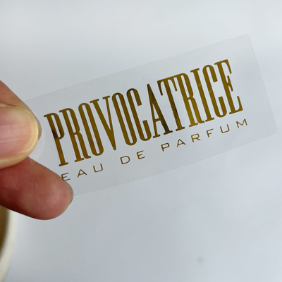 écologique transparent découpé avec des matrices 30mm olographe d'autocollants de 70mm